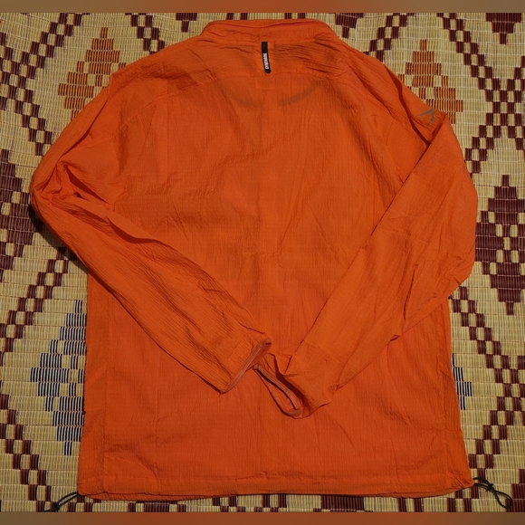 Men's Gymshark Bright Orange Windbreaker Jacket. Sz Med. - Picture 2 of 4